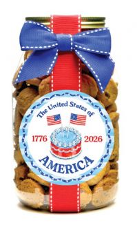 Sensational Nam's Bits 4th of July Cookie Jar